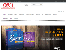 Tablet Screenshot of lacasadelmusico.cl